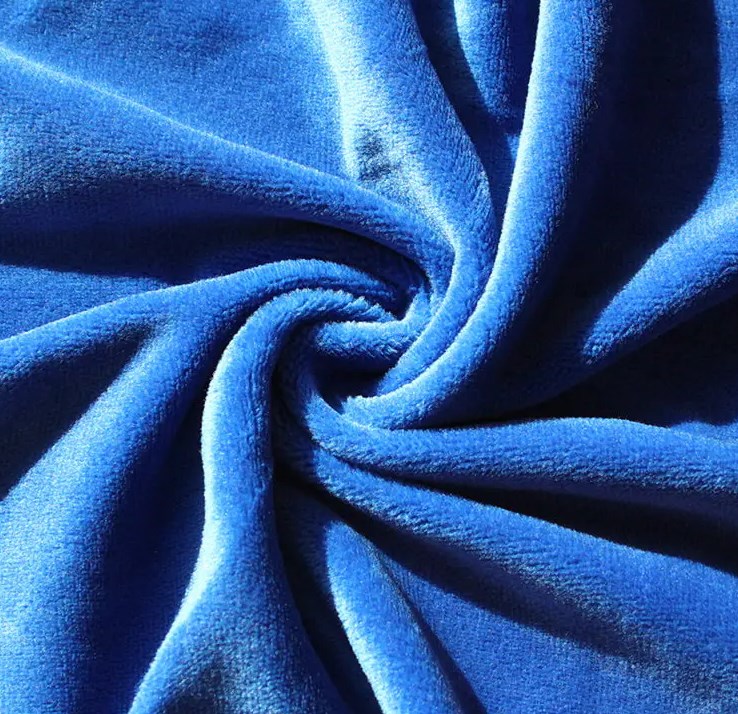 Superpoly stickning tricot borstat tyg: högpresterande ultra-mjuk varp stickat borstat tyg